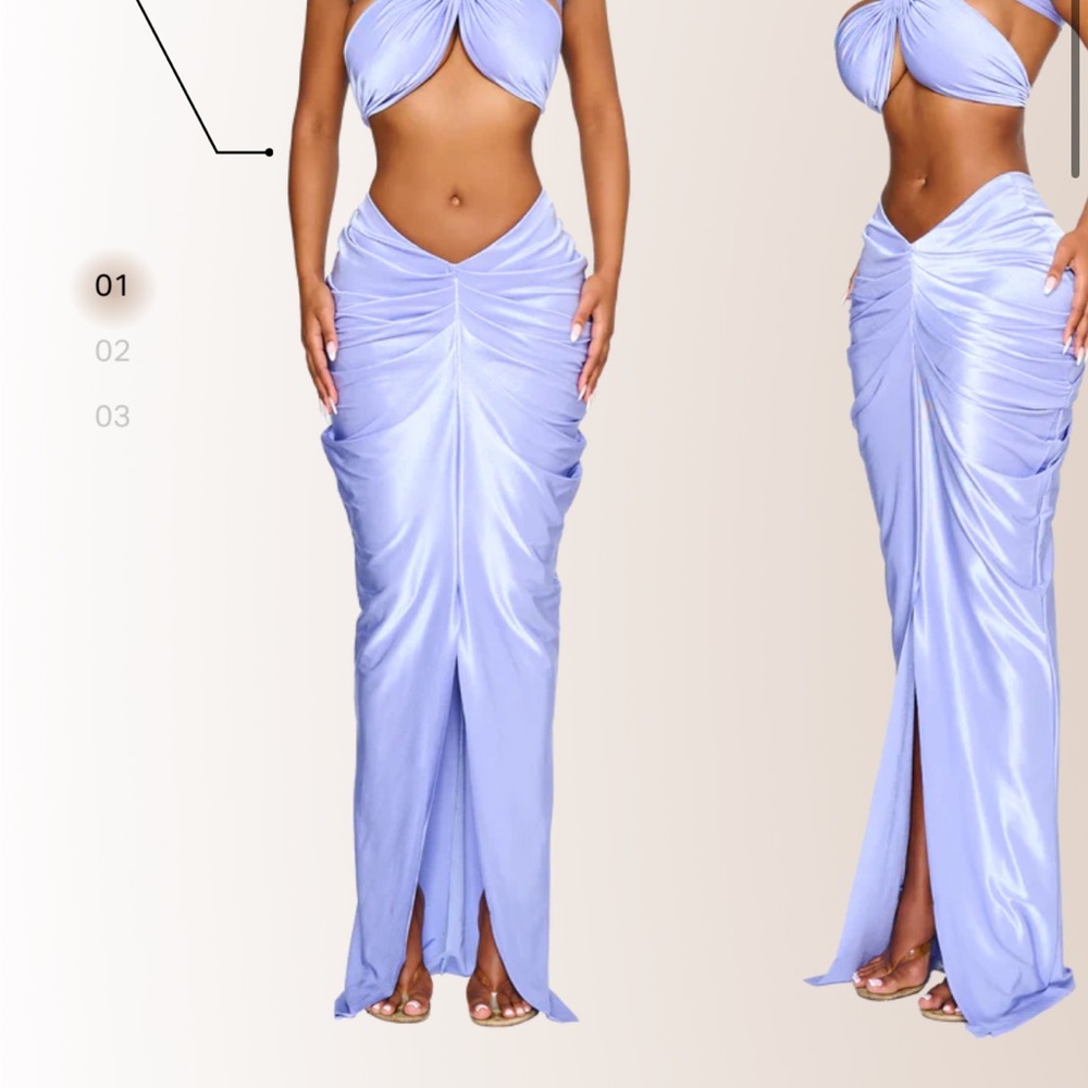 COU COO Ladakh Skirt & Laucala Top in Viloet Ice
